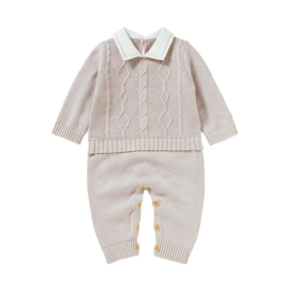 ! Merino Baby & Peuter Romper – Luxe Gebreide Unisex Bodysuit